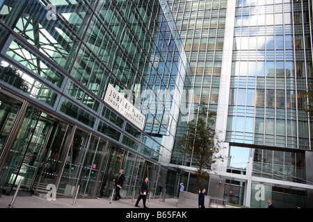 Ingresso al Giubileo Place Shopping & ristorante nel centro di Canary Wharf, Londra Foto Stock