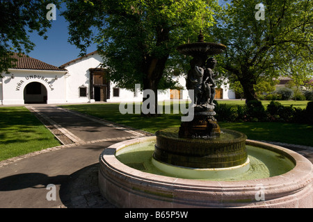 Cantina e Vigneto Francisco Undurraga Maipo Valley Cile Foto Stock