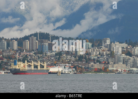 Porto industriale il Capilano vancouver British Columbia canada giochi olimpici 2010 Foto Stock