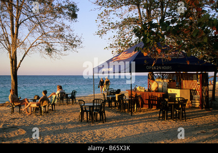 Cuba holguín guardalavaca beach bar Foto Stock