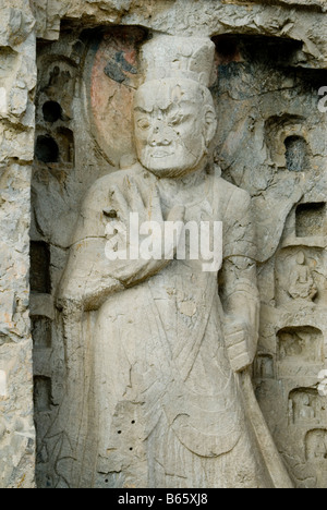 Le Grotte di Longmen, Luoyang, Henan, Cina Foto Stock