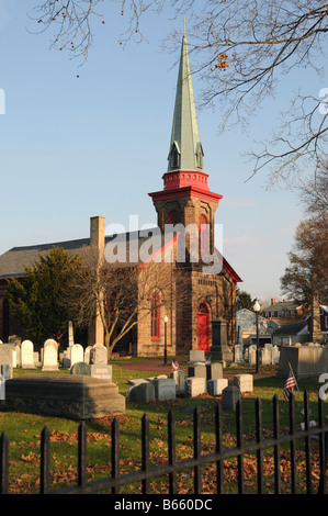 St.James chiesa episcopale,fondata nel 1712,Bristol, CONTEA DI BUCKS, Pennsylvania, STATI UNITI D'AMERICA,l'America del Nord Foto Stock