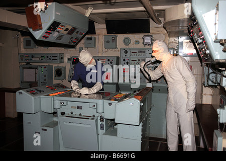 Il velivolo Sala informazioni a bordo della RN Portaerei R09 Ark Royal Foto Stock