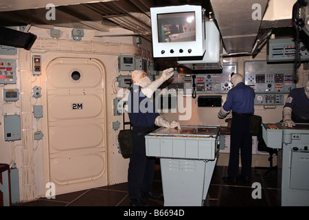 Il velivolo Sala informazioni a bordo della RN Portaerei R09 Ark Royal Foto Stock