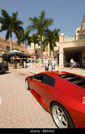 'Mizner Park" "Boca Raton e' 'Gold Coast della Florida degli Stati Uniti d'America Foto Stock