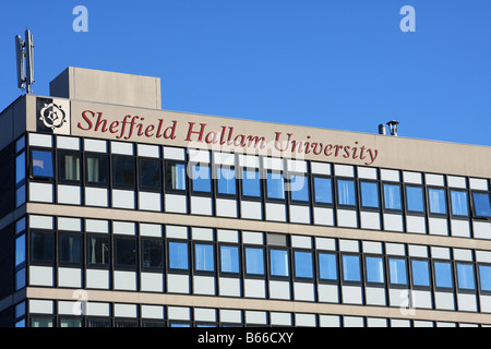 Sheffield Hallam University, Sheffield South Yorkshire, Inghilterra, Regno Unito Foto Stock