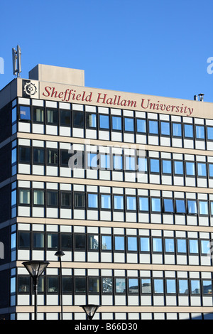 Sheffield Hallam University, Sheffield South Yorkshire, Inghilterra, Regno Unito Foto Stock
