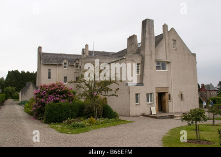 Esterno della Hill House, Helensburgh, vicino a Glasgow Scozia Scotland Foto Stock