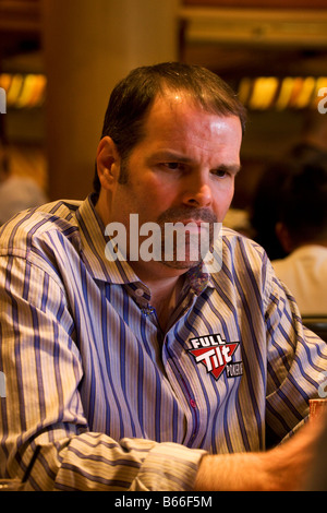 Howard Lederer il Professore presso il 2008 World Poker Tour al Bellagio Resort and Casino Las Vegas Nevada Foto Stock