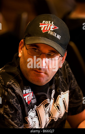 Mike Matusow al 2008 World Poker Tour Festa Al Lago torneo di poker al Bellagio Resort and Casino Las Vegas Nevada Foto Stock