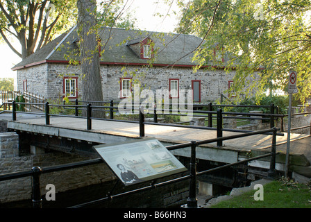 Il commercio di pellicce Museum presso il Lachine National Historic Site, Lachine, Montreal, Quebec, Canada Foto Stock