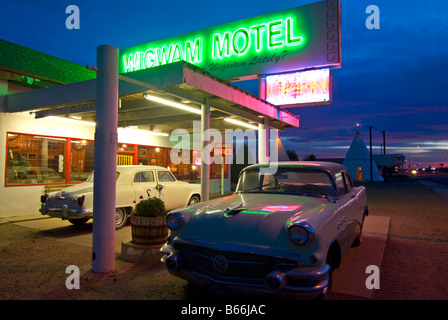 Route 66 Wigwam Motel, Holbrook, Arizona Foto Stock