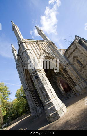 La cappella. Il cimitero di Nunhead, Southwark, Londra Sud, England, Regno Unito Foto Stock