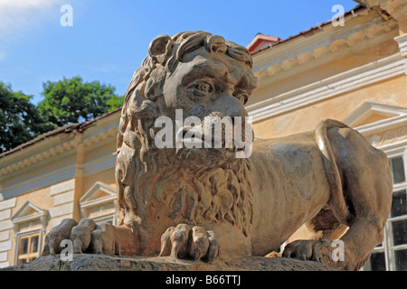 Palazzo (XVIII secolo), Samtchiki, Khmelnytskyi oblast (provincia), Ucraina Foto Stock