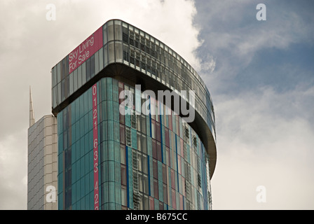 Birmingham town center beetham tower il più alto edificio in Birmingham Foto Stock