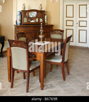 Palazzo (XVIII secolo), Samtchiki, Khmelnytskyi oblast (provincia), Ucraina Foto Stock