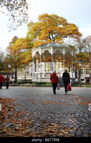 Quadrato con bandstand Munsterplein Roermond Limburg Paesi Bassi Foto Stock