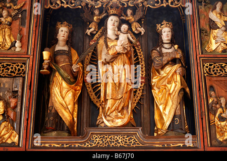 Cattedrale (1237), Bamberg, sito Patrimonio Mondiale dell'UNESCO, Baviera, Alta Franconia, Germania Foto Stock