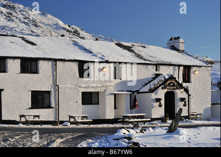 Kirkstone Pass Inn. Parco Nazionale del Distretto dei Laghi, Cumbria, England, Regno Unito, Europa. Foto Stock