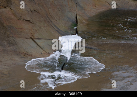 Città del Pacifico, Cape Kiwanda, Tillamook County, Oregon, Stati Uniti d'America Foto Stock