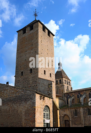 Benedettina Abbazia di Cluny (1088-1131), Borgogna, Francia Foto Stock