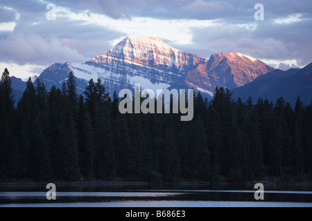 Il Monte Edith Cavell, Jasper, Alberta, Canada Foto Stock