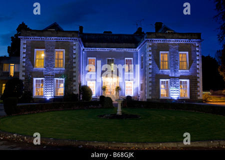 La Old Hall ora una casa di cura e ristorante a Thornton le Dale North Yorkshire Foto Stock