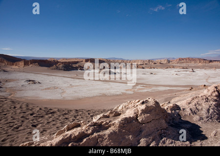 Teatro Amphi, Valle de la Luna (a valle della luna), Atacama, Cile Foto Stock