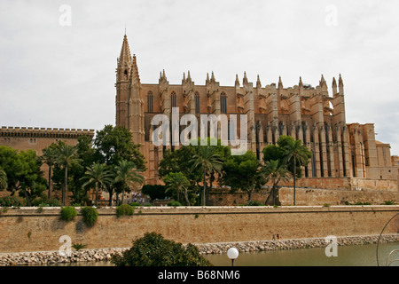 Palma de Mallorca chiesa cattedrale Foto Stock