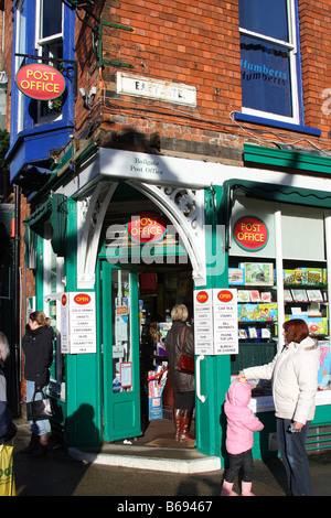 Bailgate Post Office a Lincoln, England, Regno Unito Foto Stock