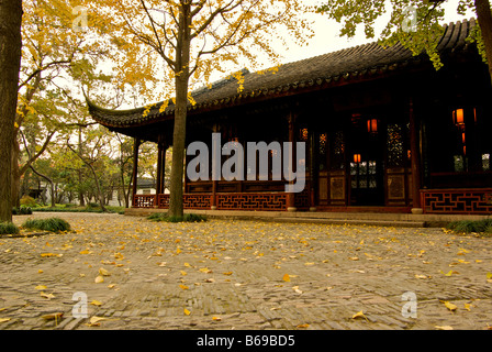 Pavilion teahouse al 400 enne ex giardino privato dell'amministratore umile della dinastia Ming Foto Stock