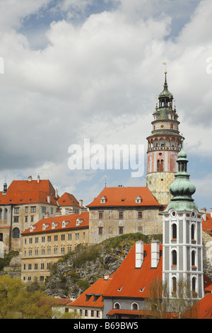 Český Krumlov, Repubblica Ceca Foto Stock