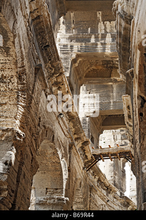 Teatro romano, Arles, Provenza, Francia Foto Stock