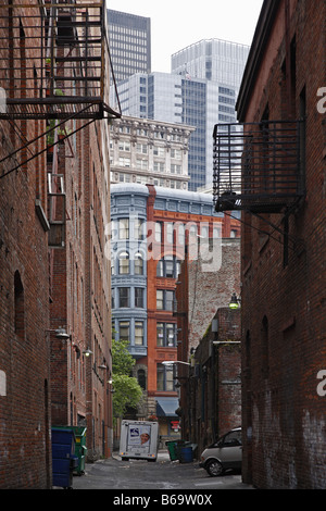 Siamo stati uniti d'America Stati Uniti Vereinigte Staaten Staat di Von America Amerika Washington Seattle Pioneer Square Foto Stock