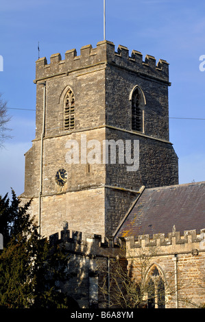 San Pietro e la chiesa di St Paul, Steeple Aston, Oxfordshire, England, Regno Unito Foto Stock