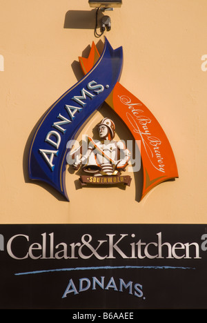 Adnams cantina & Cucina shop store accedi Harleston,Norfolk, Regno Unito Foto Stock