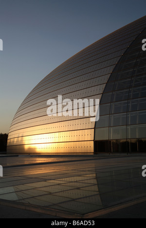 Cina Pechino Nazionale Grand Theatre Paul Andreu architetto Foto Stock