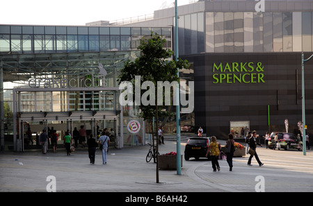 Drake Circus Shopping Centre entrata in Plymouth Devon England Foto Stock