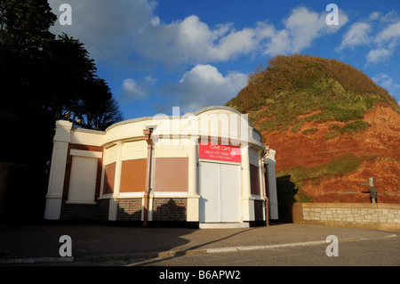 Chiosco ristoro sul lungomare a Seaton, Devon, Inghilterra, Regno Unito. Foto Stock