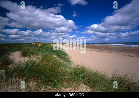 Druridge Bay vicino Cresswell, Northumberland Foto Stock