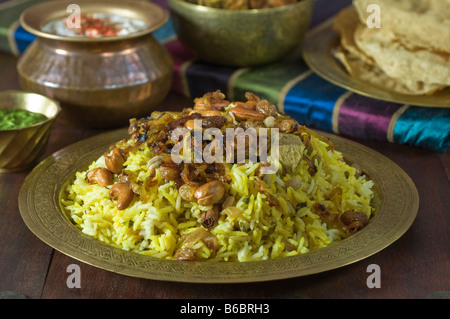 Biriani Asia del Sud il cibo Foto Stock