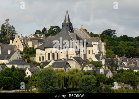 Candes St Martin Maine et Loire Touraine Francia fiume Vienne della Valle della Loira e patrimonio mondiale UNESCO Foto Stock