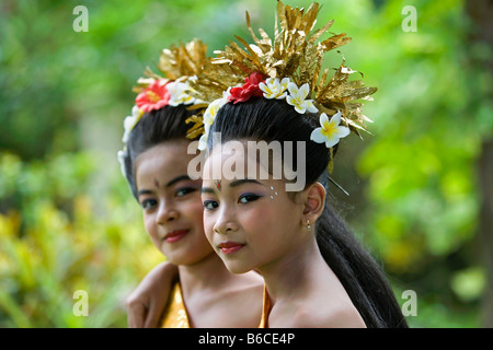 Indonesia, Sambirenteng, Bali, ballerini tradizionali ( femmina ) Foto Stock