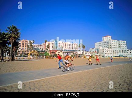 La spiaggia di Venezia, Los Angeles, Stati Uniti d'America Foto Stock