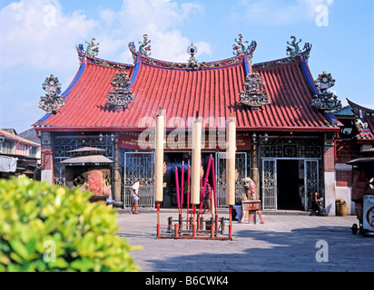 Il Tempio della Dea della Misericordia, Georgetown, Penang, Malaysia Foto Stock