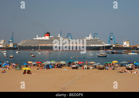 Las Palmas, nave da crociera Queen Victoria Foto Stock