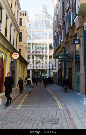 Barton shopping arcade da St Annes Square Manchester Foto Stock