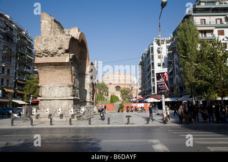 Kamara e rotonda Salonicco Grecia Foto Stock