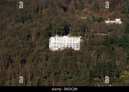 Long Mynd Hotel sul lato del Long Mynd, Church Stretton, Shropshire, Inghilterra Foto Stock