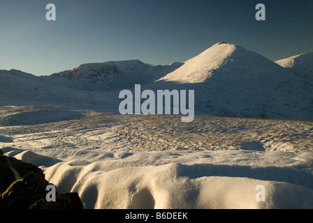 Catstyecam d'inverno. Parco Nazionale del Distretto dei Laghi, Cumbria. Regno Unito Foto Stock